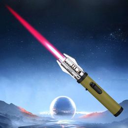 Planet Lightsaber Butane Without Gas Lighter Use Metal Outdoor Windproof Turbine Torch Jet Lighter Gun Welding Cigar Tool Gifts for Men