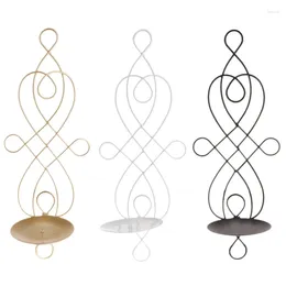 Candle Holders L21A Metal Iron Candlestick Hanging Wall Sconce Holder Home Decor Ornaments