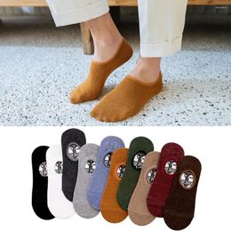 Men's Socks 10 Pairs Men Cotton Short Soft Breathable Ankle Invisible Male Boat Solid Color Spring/Summer