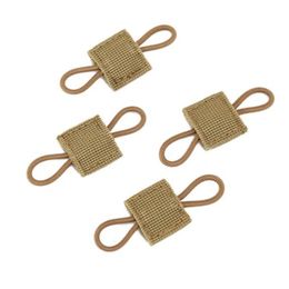 2024 Tactical MOLLE Elastic Molle Ribbon Buckle Tactical Binding Retainer for Antenna Stick Pipe Elastic Rope Webbing Buckle 1. for Elastic