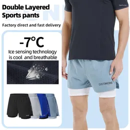 Running Sets Sports Fitness Men And Women Gym Shorts Workout Training Bottoming Drying Comfortable Basketball Sport Wear Short