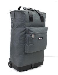Shopping Bags 40L 2 Wheel Trolley Foldable Shopper Bag Cabin Hand Luggage