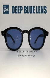 Sunglasses SPEIKE Customised Vintage Blue Lenses Lemtosh Style Retro Porlarized Glasses Can Be Myopia Sunglasses1Sunglasses3370332