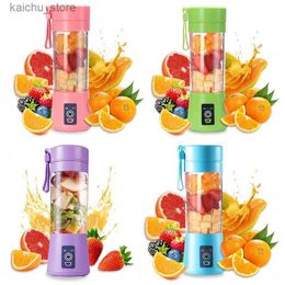 Juicers trådlös juice Maker Home Fruit Cup Mini Portable Mixer Cup USB Laddning Mini Juice Maker Y240418