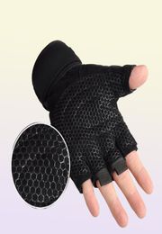 Weight Lifting Gloves Dumbbells Workout Glove Wrist Support Anti Slip Gym Fitness Breathable for Body Building Cross Training Q0106138713