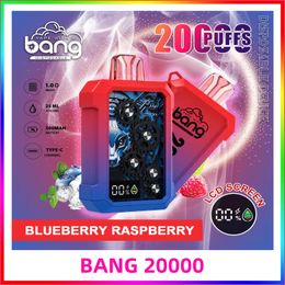 BANG 20000 Puffs 20000 1.0 OHM Mesh Coil 500Mah Battery 25ML Volume Type C Charging 20000 puffs bang box bang king