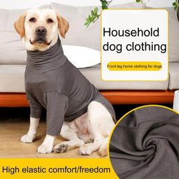 Dog Apparel Pet Jumpsuit Recovery Pyjamas Outdoor Supplies Breathable Comfortable Prevent Shedding Hair Polyester Medium Large