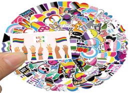 100PCS Mixed Skateboard Stickers Colour Love is Love For Car Baby Scrapbooking Pencil Case Diary Phone Laptop Planner Decoration Bo7438834