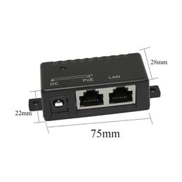 new 2024 100Mbps 5V 12V 24V 48V/1A POE Injector Power Splitter for IP Camera POE Adapter Module AccessoriesIP Camera POE Adapter POE POE POE