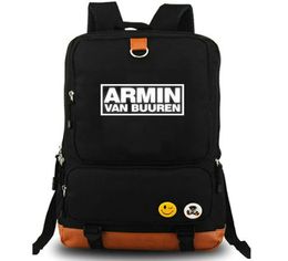 Armin van Buuren backpack Blue Fear daypack Pop star schoolbag 100 top DJ rucksack Canvas school bag Outdoor day pack8683446