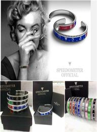 Dial Steel Speedometer Bracelets Bangles bracciale uomo Stainless Steel Bangles Cuff Bangle Bezel Pulseiras Bijoux 2207123310813