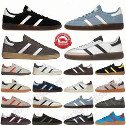 Designers Casual Shoes for Men Womens Spezials Model Yellow Scarlet Navy Gum Aluminium Arctic Night Shadow Brown More Colour Style Low Top Leather Handballs Trainers