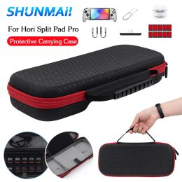 Cases Portable Storage Bag For Nintendo Switch Hori Split Pad Pro Controller Carrying Case Gamepad Protection Box Game Card Slot