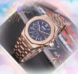 Popular Selling Military Men Full Functional Watches Stopwatch Business Leisure Diamonds Ring Clock Quartz Automatic Date Time Chain Bracelet Watch Gifts