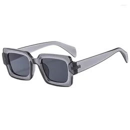 Sunglasses Fashion Square Punk Style Male Outdoor Sunscreen Sun Glasses Anti Blue Light Frame Female