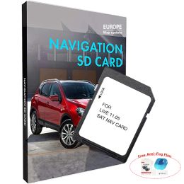 Cards Free Shipping for Renault Megane Clio Laguna Scenic Kangoo SD Card Europe 2023 Navigation Live 11.05 Sat Nav Maps 8GB 259E94685R