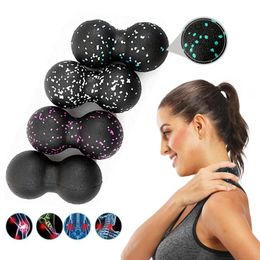 EPP 8cm Balli di arachidi Massaggio corpo Fiatta ad alta densità Densità Muscolo rilassamento Lacrosse Fitness Yoga Myofascia Ball Respne il dolore