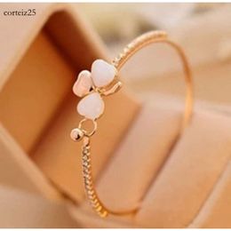 Clover Bracelet Luxury Charm Bracelet Classic Fashion Four-Leaf Designer Gold Plated Jewellery Elegant Mother-Of-Pearl Bracelets For Women 2785