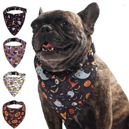 Dog Apparel Pet Triangle Scarf 2024 Supplies Halloween Saliva Towel Collar Cat Bib Accessories