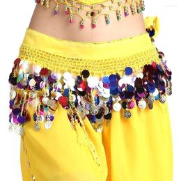 Stage Wear Thailand/India/Arab Dancer Sequins Tassels Skirt Women Sexy Belly Dance Hip Scarf Wrap Belt Female Show Costumes