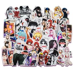 100pcs Sexy Car sticker Anime Hentai Pinup Bunny girl Waifu Decal Stickers suitcase laptop Car Truck Waterproof5398444