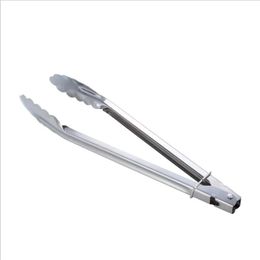 Kitchen Food Toong Tool Set Heat Bread Tong Stainless Steel Salad BBQ Cooking Food Serving Utensil Tongs Bead Clip