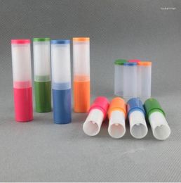Storage Bottles 100 Scrub Trans Plastic Lip Mouth Wax Bottle Matte Suitable For Direct Filling Optional Empty Packaging Cosmetic