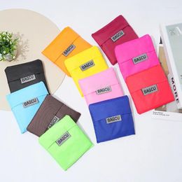 Storage Bags Shopping Bag Eco-friendly Polyester Hand Shoulder Grocery Market Reusable Foldable Supermarket Shop