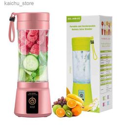 Juicers JU479 Trådlös hemfrukt Cup Portable Mini Mixer USB -utveckling Small Y240418