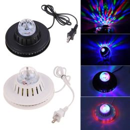 Effects 2015 Crystal Moving Head RGB Color Auto Rotating Changing UFO Sunflower LED Light Home Party Stage KTV Disco Dancing Bar DJ Club
