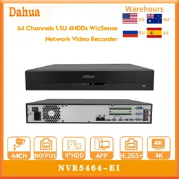 Dahua NVR5464-EI 64 Channels 4HDDs WizSense Network Video Recorder Human Vehicle Face Detection Recognition Third-party Camera