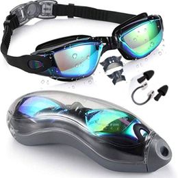 Adult Anti Fog Swimming Goggles For Men And Women Outdoor Silicone Electroplated Swimming Goggles