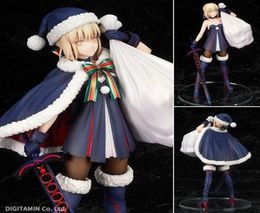 23cm Japanese Anime Fate stay night Sabre PVC Action Figure Collection Model Doll Gift X05034947619