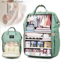 Diaper Bags Fashionable Mummy Pregnant Womens diapers sleeping bags large capacity travel backpacks mother care baby female pregnancy polyester Q240420