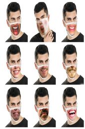 Cotton Party Mask Anime Adult Fun Fancy Novelty Lower Half Face Mouth Reusable Dust Warm Windproof3220104