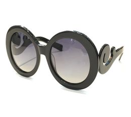 Sunglasses Round Shape Fashion Big Face Retro Vintage Summer Style Women Full Frame Top Quality With Case Classic9834482