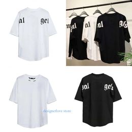 Designer Angles T Shirt Luxury Brand Clothing Shirts Letter Pure Cotton Short Sleeve Spring Summer Trendy Mens Womens Tees Black white S XL