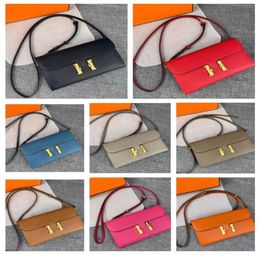 Quality Designers Bags Lady Bearn Wallet Calfskin Purse Gold Silver Hardware Lady Handbags Card Slots Women Bagswith chain women6981548