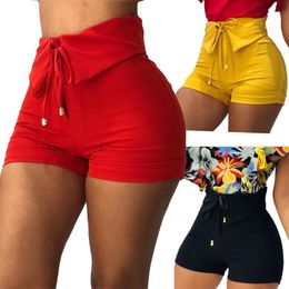 Summer New Women's Fashion Solid Colour Hotpants Casual Shorts with High Waist and Zipper Detail
