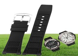 30MM Silicone Rubber Watch Band Strap for IWC Watch Ingenieur Family IWC5005011536430