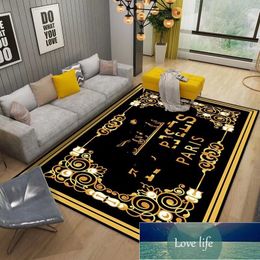 Fashion Luxury High-Grade Living Room Carpet Big Sofa Table CarpetS Large Size Full-Covered Stain-Resistant Mat Crystal Velvet Cushion Bedroom