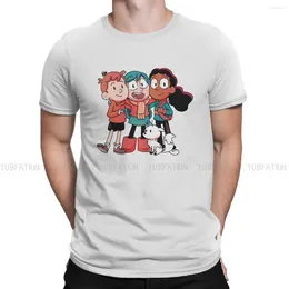 Men's T Shirts Hilda Touching Cartoon Polyester TShirts Friends Personalize Homme Shirt Trend Tops Size S-6XL