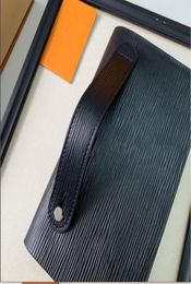 quality Black 2020 men leather brand classic wallet casual long card holder holder pocket fashion wallets men wallet size21c9891555