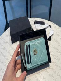 10A Top women Bag 19 purses Diamond imported goat skin fashion 2022 zipper change credit card bag4993197