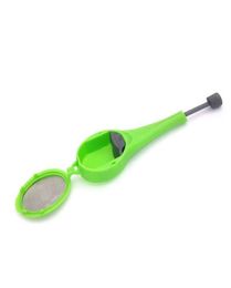 Sile Tea Infuser Coffee Tea Philtre Stir Sile Leaf Strainer Green For Home Bar Philtre Healt sqcsWm bdenet9348369