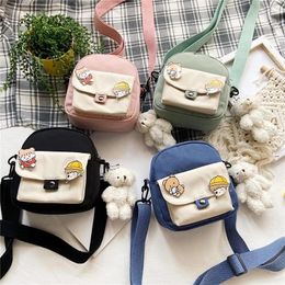 Bag Nylon Cute Small Female 2024 Spring Mobile Phone Japanese Square Korean Shoulder Messenger