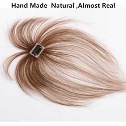 Air Blunt Hand Made Brazilian Human Hair Bangs Invisible Clip In Extensions & Pieces