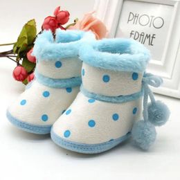 First Walkers Born Baby Boys Girls Winter Boots Soft Sole Toddler Moccasin Warm Cotton Non-slip Shoes Indoor Footwear