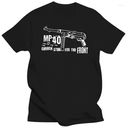 Men's Tank Tops Mp40 German Steel Mp 40 Submachine Gun Fashion Men And Woman T Shirt Top Tees Custom Any Logo Size Hip Hop