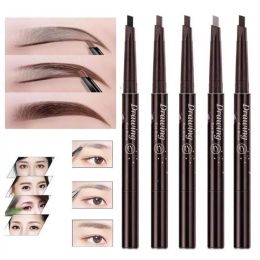 Enhancers Eyebrow Pencil Waterproof Eyebrow Pen Fork Tip Eyebrow Tattoo Pencil Long Lasting Professional Fine Sketch Liquid Eye Brow Penci